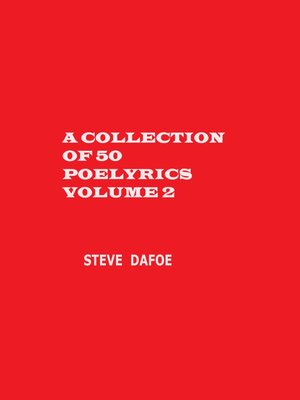 cover image of A COLLECTION OF 50 POELYRICS VOLUME 2